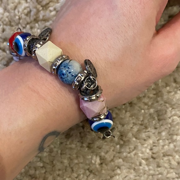 Colourful charm bracelet - Picture 6 of 8